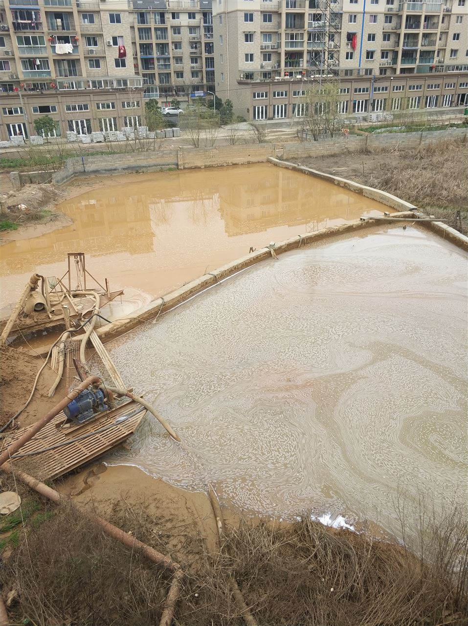 盖州沉淀池淤泥清理-厂区废水池淤泥清淤