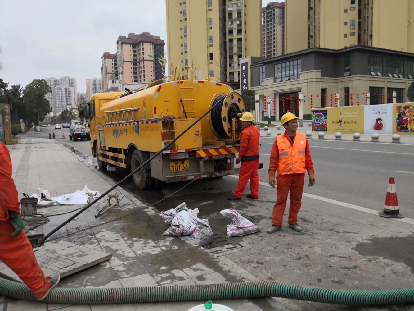 盖州排污管道清淤-管道清洗